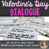 Dialogue in Writing Task Cards (24 cards):Valentine's Day 