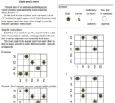 Dials and Levers - Logic Puzzle Worksheet Packet - Distanc
