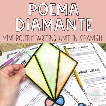 Preview of Diamante Poem (Poema diamante) in Spanish - Poetry writing in Spanish