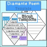 Diamante Poem Template [DISTANCE LEARNING]