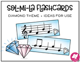 Sol-Mi-La Flashcards + Ideas for Games - Diamond Theme