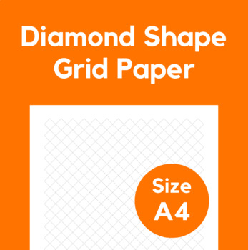 Preview of Diamond Shape Grid Paper - Size A4