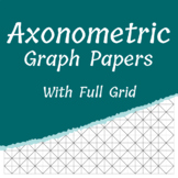 Diamonds Axonometric Graph Paper 8.5 x 11