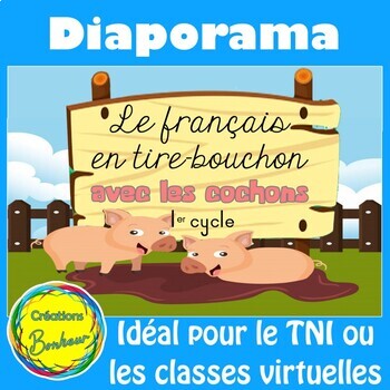 Preview of Diaporama - Le français en tire-bouchon