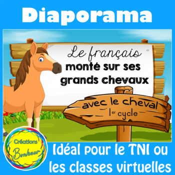 Preview of Diaporama Le français monté sur ses grands chevaux