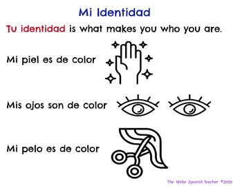 Preview of Diario de Identidad - Novice Low- Spanglish version