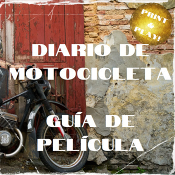 Preview of Diario de motocicleta / Motorcycle Diaries Film Movie Handout / Printable