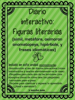 Preview of Interactive Reading Notebook: Figurative Language ( Spanish )