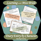 Reading Activity - Diary Entry by Book Character