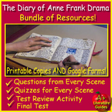 Diary of Anne Frank Play Activities Quizzes and Test Drama