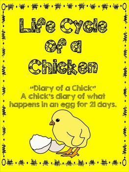 Preview of Diary of a Chick- Chicken Life Cycle Journal for Hatching Chicks