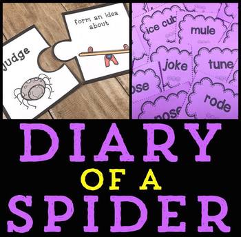 Preview of Diary of a Spider Activities