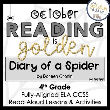 Preview of Diary of a Spider ELA Lessons and Activities