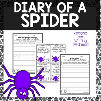 Preview of Diary of a Spider Journeys Second Grade Week 4