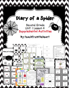Preview of Diary of a Spider (Journeys Second Grade Unit 1 Lesson 4)