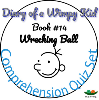 Preview of Diary of a Wimpy Kid - Book 14 - Wrecking Ball - Comprehension Quiz Distance