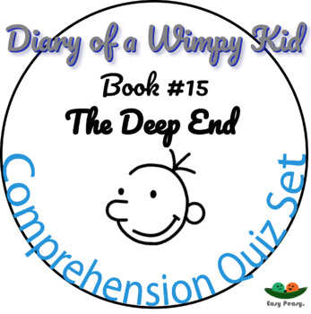 Preview of Diary of a Wimpy Kid - Book 15 - The Deep End - Comprehension Quiz Distance