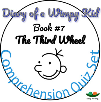 Preview of Diary of a Wimpy Kid - Book 7 - The Third Wheel - Comprehension Quiz Distance