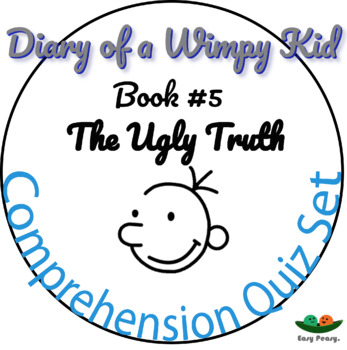 Preview of Diary of a Wimpy Kid - Book 5 - The Ugly Truth - Comprehension Quiz Distance