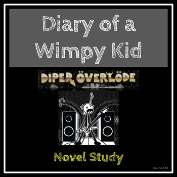 Preview of Diary of a Wimpy Kid - Diaper Overload - Novel Study