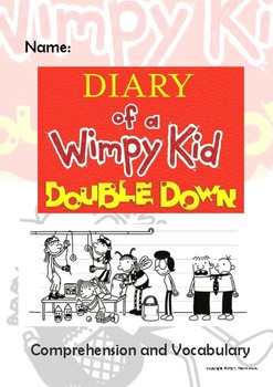 Preview of Diary of a Wimpy Kid - Double Down - Novel Study