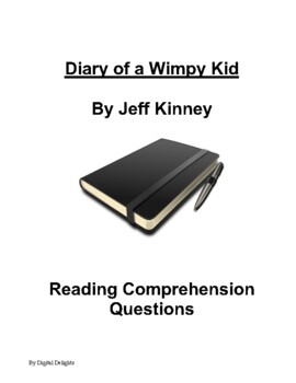 Diary Of A Wimpy Kid Comprehension Questions Worksheets Teaching