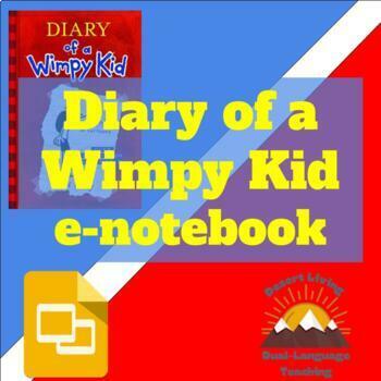 Preview of Diary of a Wimpy Kid interactive digital novel study
