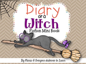 Preview of Witch Comprehension Interactive Book