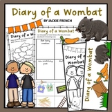 Diary of a Wombat by Jackie French, Book Activities Days o