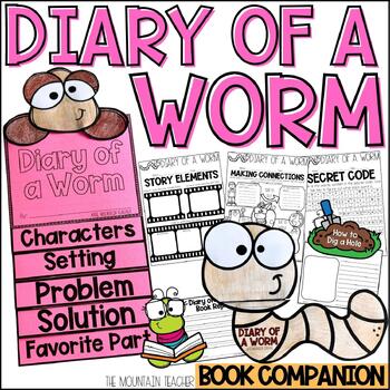 Preview of Diary of a Worm Read Aloud Activities with Bug Crafts for Insect Theme