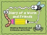 Diary of a Worm Series Reading Response and Extension Acti