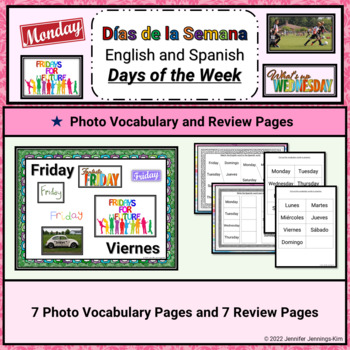 7 Days of the Week, Vocabulary