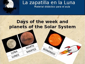 Preview of Days of the week and planets