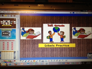 Preview of Dibels First Grade Practice - ActivInspire Flipchart