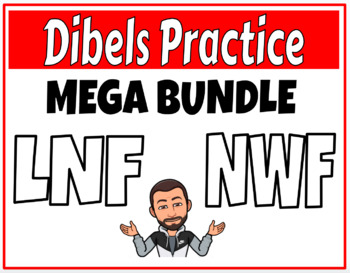 Preview of Dibels Mega Bundle | AIMSweb | LNF | NWF