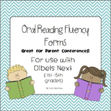 Dibels Next Oral Reading Fluency Forms {Great for Parent C
