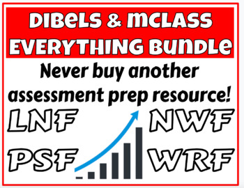 Preview of Dibels mClass EVERY RESOURCE Bundle | LNF, NWF, PSF, WRF