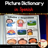 Diccionario con dibujos | Picture dictionary in Spanish |Editable