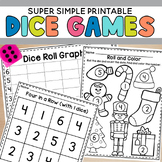 Dice Games for Preschool and Kindergarten