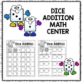 Dice Addition Math Center