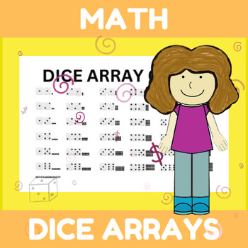 Preview of Dice Array Chart Multiplication Math