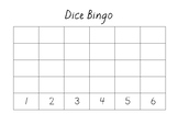 Dice Bingo - Subertising Number Patterns Game