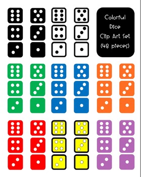 Preview of Dice Clip Art