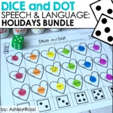 Dice & Dot Holiday Bundle for Speech Therapy - Valentine's