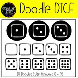 Dice FONT {Creative Clips Clipart}