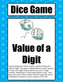 Dice Game: Roll and Write the Value