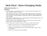 Dice Game for Spanish Stem-Changing Verbs