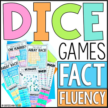 Preview of Dice Games | Multiplication Games | Fact Fluency