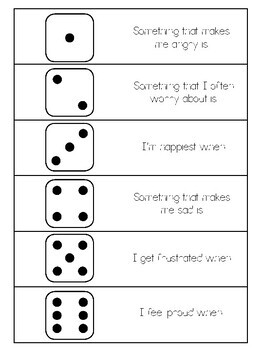 Identifying Emotions Dice Game by Creative CYW | TpT