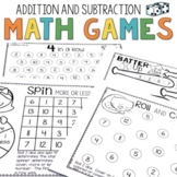 Dice Math Games Addition & Subtraction